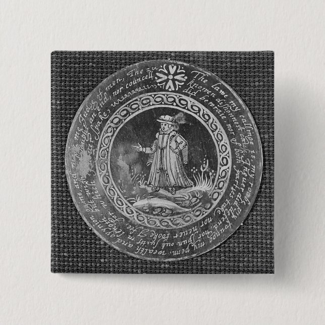 The Lawyer 15 Cm Square Badge (Front)