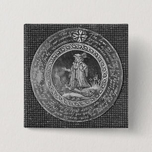 The Lawyer 15 Cm Square Badge