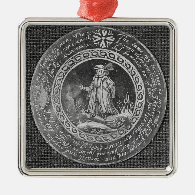 The Lawyer Metal Tree Decoration (Front)