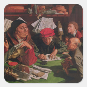 The Lawyer's Office, c.1545 Square Sticker