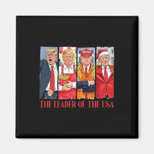 The Leader Of The Usa Trump 2024 Inauguration Day Magnet