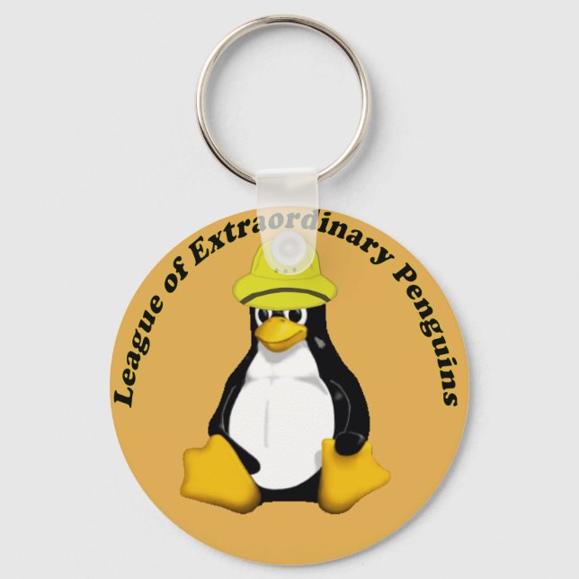 The League of Extraordinary Penguins Key Ring (Front)