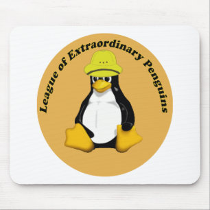 The League of Extraordinary Penguins Mouse Pad