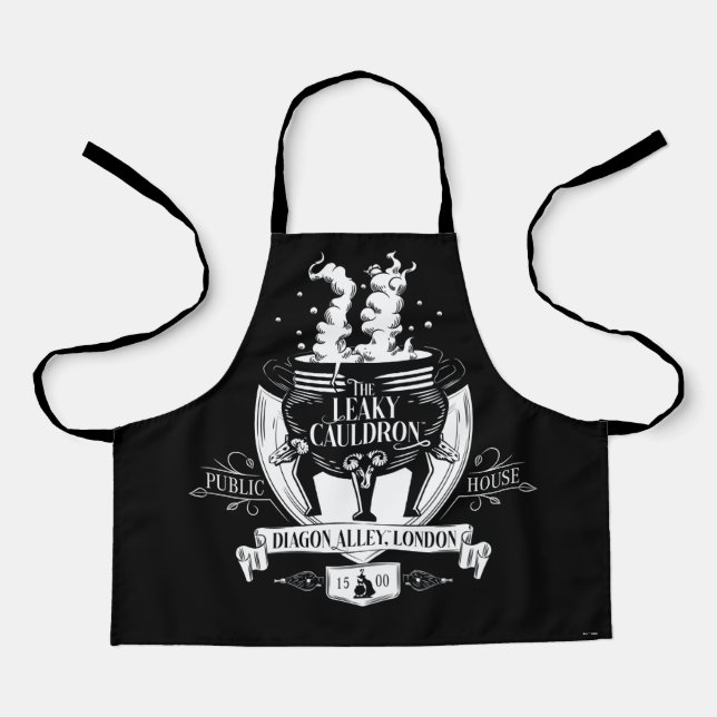 THE LEAKY CAULDRON™ Shop Graphic Apron (Front)