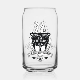 THE LEAKY CAULDRON™ Shop Graphic Can Glass