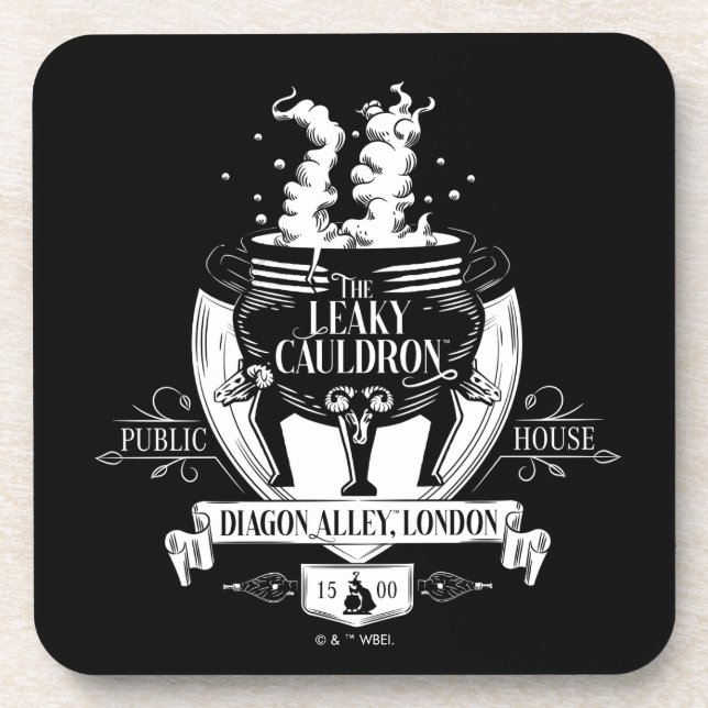 THE LEAKY CAULDRON™ Shop Graphic Coaster (Front)