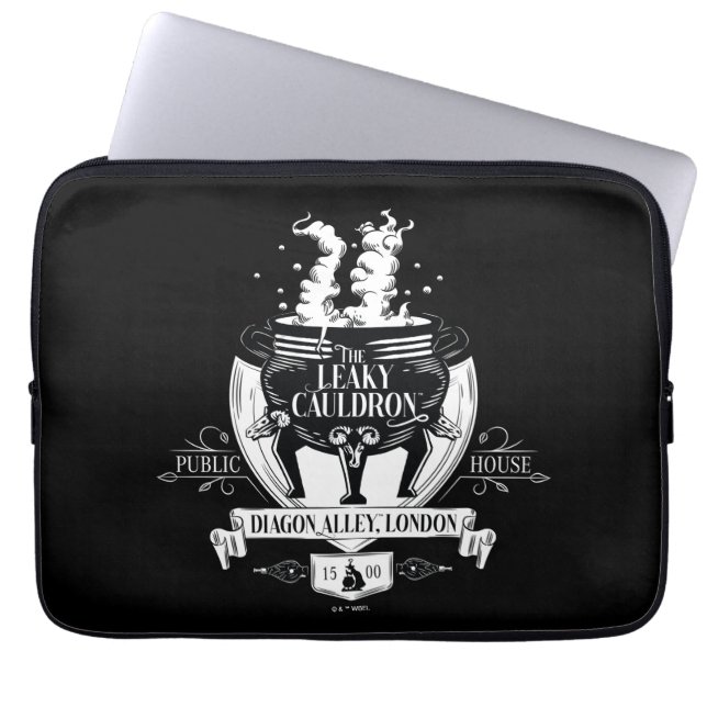 THE LEAKY CAULDRON™ Shop Graphic Laptop Sleeve (Front)