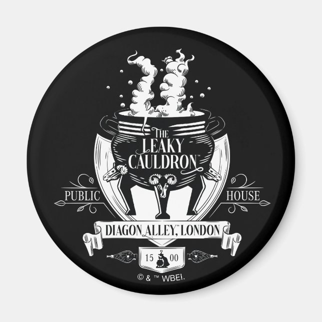 THE LEAKY CAULDRON™ Shop Graphic Magnet (Front)