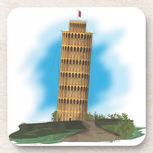 The Leaning Tower of Pisa Coaster (Front)