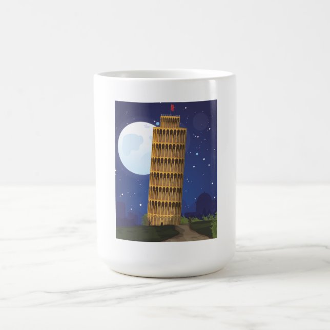 The Leaning Tower of Pisa Coffee Mug (Center)