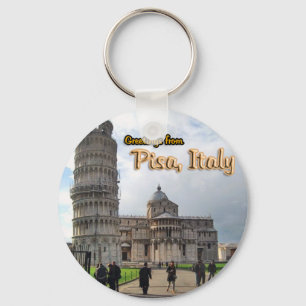 The Leaning Tower of Pisa, Italy Key Ring