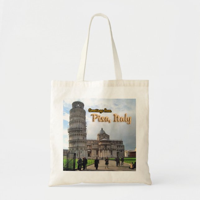The Leaning Tower of Pisa, Italy Tote Bag (Front)