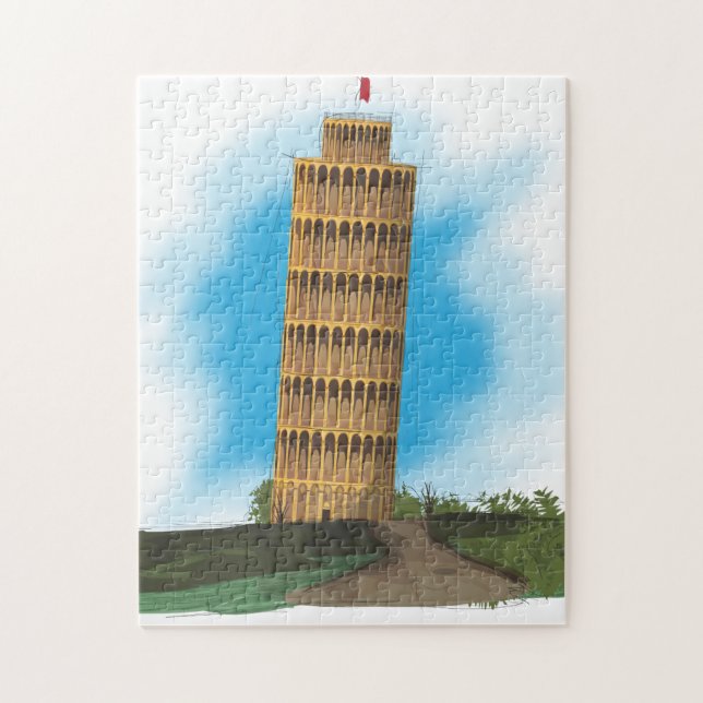 The Leaning Tower of Pisa Jigsaw Puzzle (Vertical)