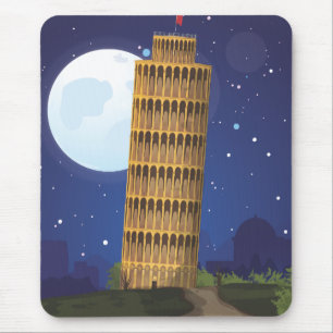 The Leaning Tower of Pisa Mouse Pad