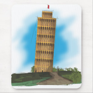 The Leaning Tower of Pisa Mouse Pad