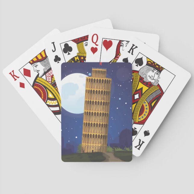 The Leaning Tower of Pisa Playing Cards (Back)