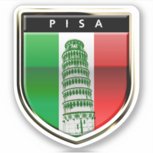 The  Leaning Tower of Pisa Sticker