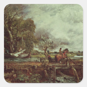 The Leaping Horse, c.1825 (oil on canvas) Square Sticker