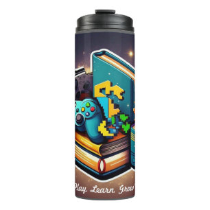 "The Learning Game Plan" Thermal Tumbler