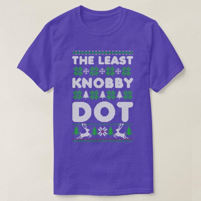 The least knobby dot feliz navidad TShirt (Design Front)