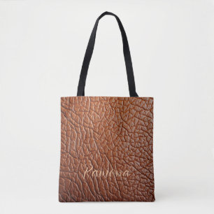 The Leather Look/Personalised Tote Bag