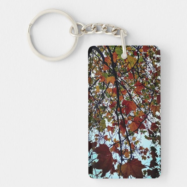 The leaves are changing  key ring (Front)