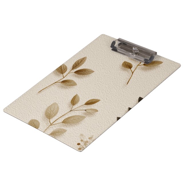 The Leaves Design Clipboard (Angled)