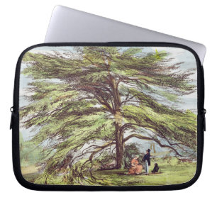 The Lebanon Cedar Tree in the Arboretum, Kew Garde Laptop Sleeve