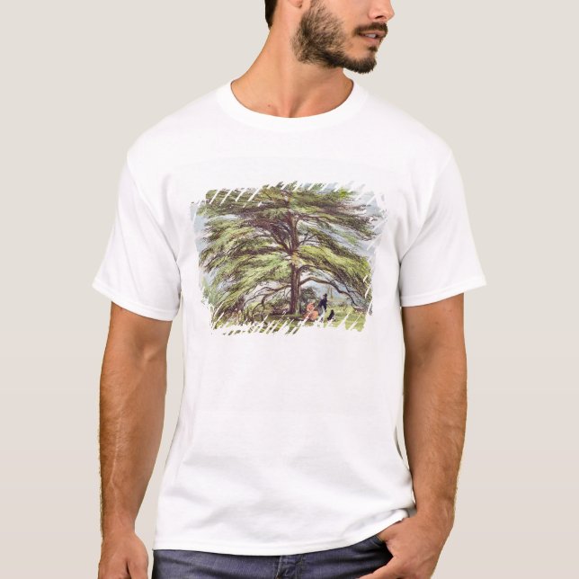 The Lebanon Cedar Tree in the Arboretum, Kew Garde T-Shirt (Front)