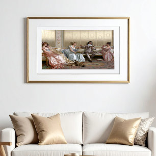 The Lecture by Vittorio Reggianini Poster