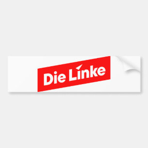 The left bumper sticker