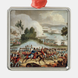The Left Wing of the British Army in Action at the Metal Tree Decoration