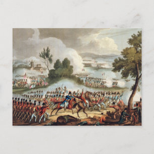 The Left Wing of the British Army in Action at the Postcard