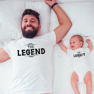 The Legend Father's Day Men's White T-Shirt