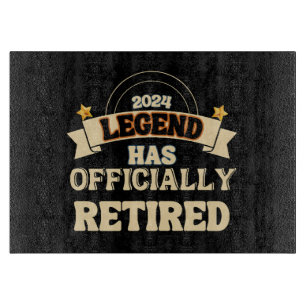 The legend has officially retired cutting board