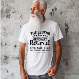 The legend has officially retired fuuny retirement T-Shirt