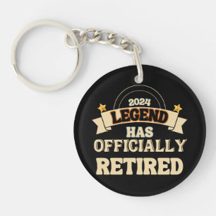 The legend has officially retired key ring