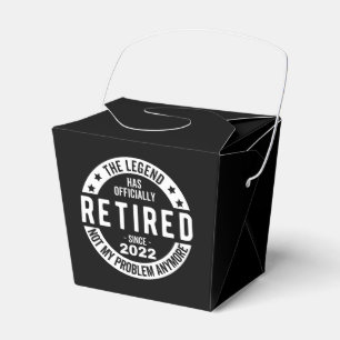 The Legend Has Officially Retired, Retired 2022 Favour Box