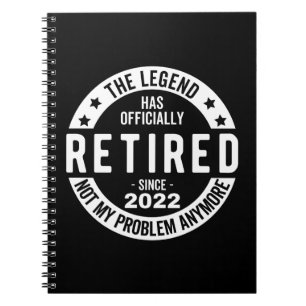 The Legend Has Officially Retired, Retired 2022 Notebook