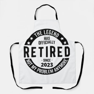 The Legend Has Officially Retired, Retired 2023 Apron