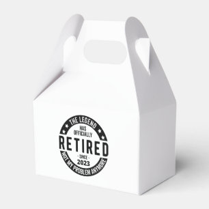 The Legend Has Officially Retired, Retired 2023 Favour Box