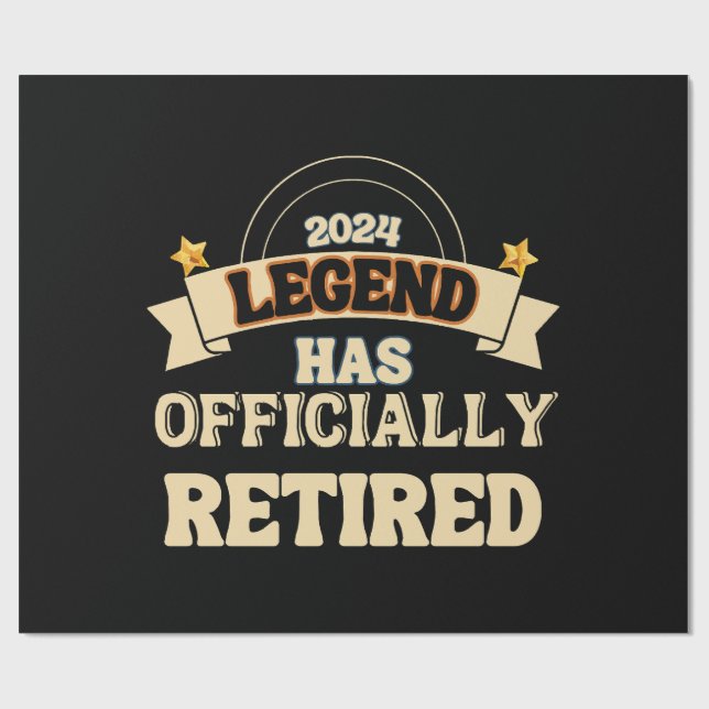 The legend has officially retired wrapping paper (Flat)