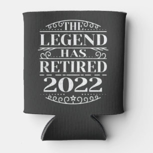 The Legend Has Retired 2022 Retirement Dad Gift Can Cooler