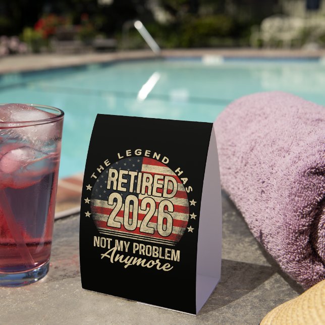 The Legend Has Retired 2026 Funny  (Insitu(On Table))