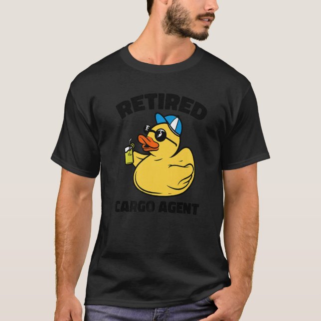 The Legend Has Retired Cargo Agent   T-Shirt (Front)