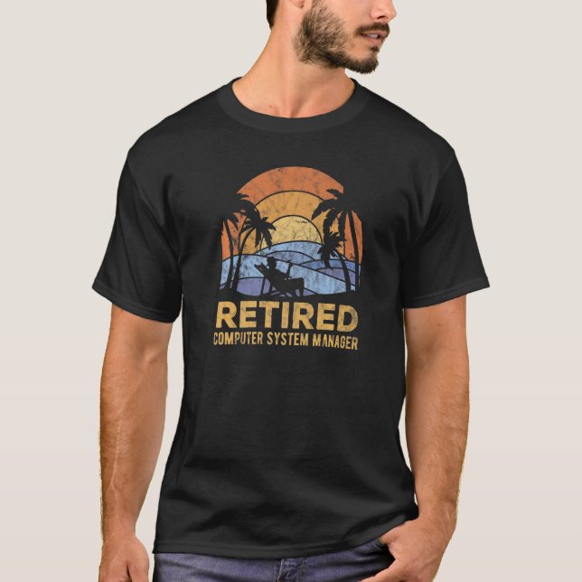 The Legend Has Retired Computer Support Specialist T-Shirt (Front)