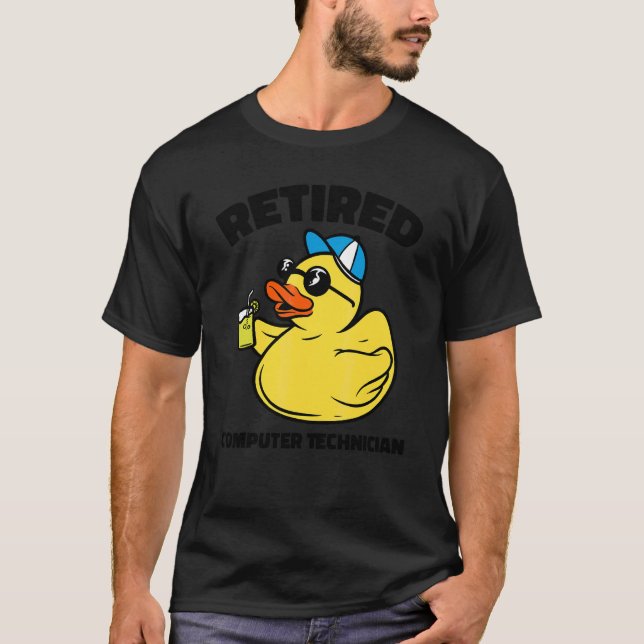 The Legend Has Retired Computer System Manager T-Shirt (Front)