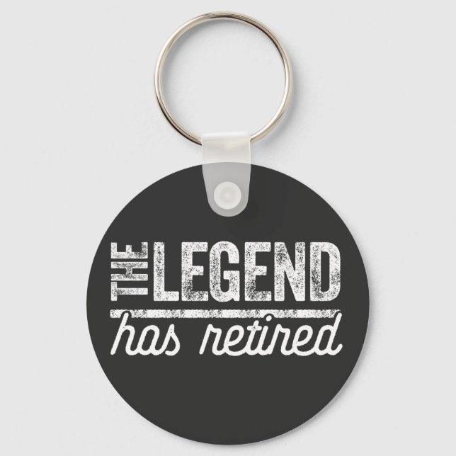 the legend has retired key ring (Front)