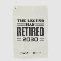 The Legend Has Retired Personalised Retirement