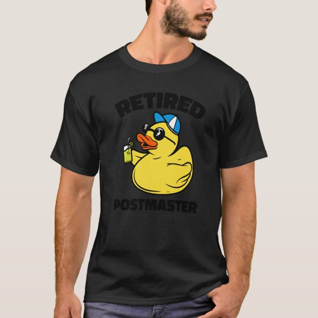 The Legend Has Retired Postmaster   T-Shirt (Front)